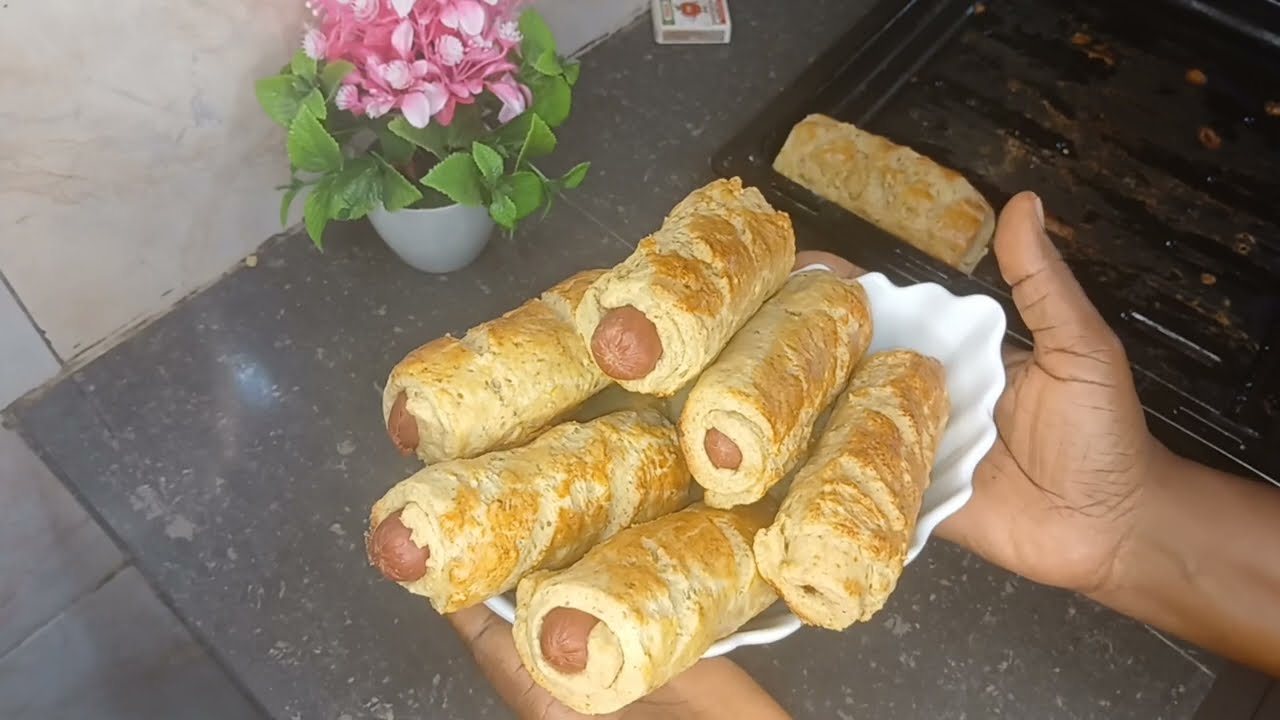 Simple sausageroll recipe/ how to make sausageroll / Nigerian sausageroll