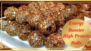 Dates and dry fruit laddu recipe in hindi/urdu | Energy bar | Healthy energy balls recipe with dates
