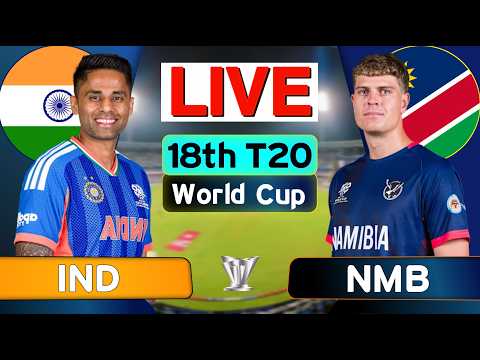 🔴Live: India vs Namibia, T20 World Cup Match 18 | IND vs NAM | live Score, Commentary & Analysis