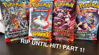 Rip Until Hit! EP:1 #pokemon #pokemoncards #tcg #fypシ