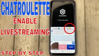 ✅ How To Enable Livestreaming In ChatRoulette 🔴
