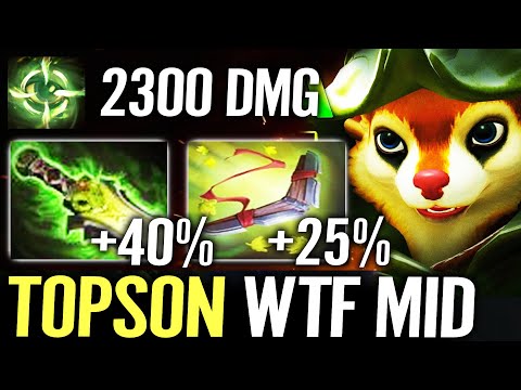 🔥 TOPSON Hoodwink MID 13min Ethereal Blade + Aghanim — 170% More Magic WTF 2300 Ult DMG Dota 2 Pro