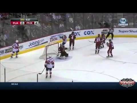 Scott Gomez 2nd goal of the 2013-2014 season - Phoenix Coyotes vs  Florida Panthers