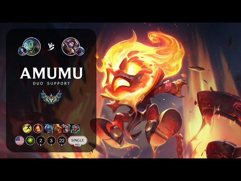 Amumu Support vs Blitzcrank - NA Challenger Patch 13.7