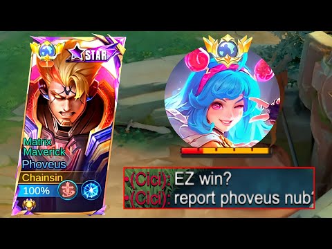 HOW TO DEAL AGAINST CICI IN EXP LANE!! PHOVEUS VS CICI -MLBB 