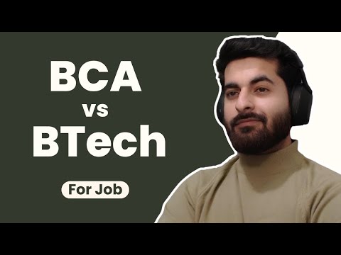 BCA Vs BTech 🤔