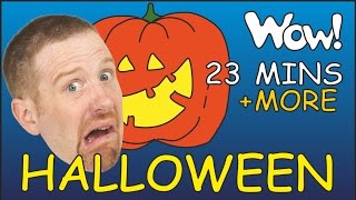 Halloween Songs + MORE Stories for Kids | English for Children | Steve and Maggie