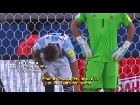 Eliminatórias Copa do Mundo 2018: Brasil 3 x 0 Argentina (narração argentina)