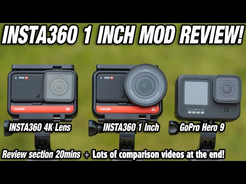 Insta360 ONE R 1-Inch mod Review! with Comparison Footage!