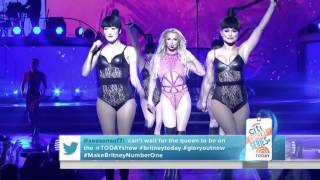Britney Spears - Make me &amp; Do you wanna come over - Today Show 2016 HD