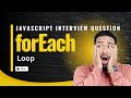 JavaScript ForEach Loop Explained In 3 Minutes Quick Interview Guide In Hindi Foreachloop Loop