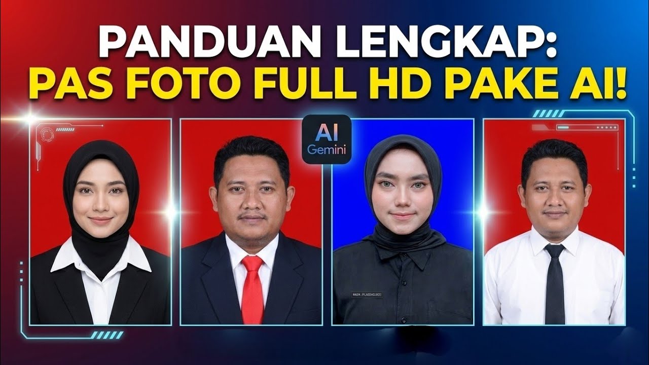 Cara Terbaru Membuat Pas Foto Dengan Kualitas Full HD Menggunakan Ai Gemini