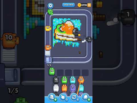 Pixel Flow Level 1976 Walkthrough