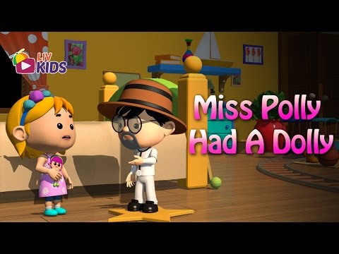 Miss Polly Had a Dolly with Lyrics | LIV Kids Nursery Rhymes and Songs | HD