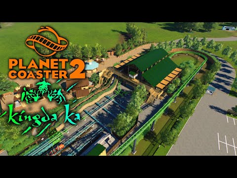 Kingda Ka Build | Time-lapse & POV - (Planet Coaster 2)