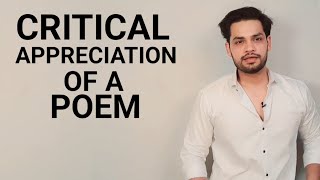 Critical appreciation of a poem | poem ka critical appreciation kaise likhen in hindi Study lovers