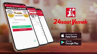 24 Saat Yemek online yemek sipariş uygulaması