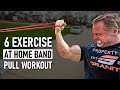 *INSANE* 6 Exercise At Home Pull Workout (CRAZY BURN)