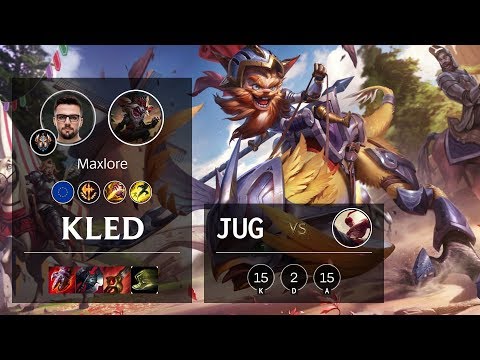 Kled Jungle vs Lee Sin - EUW Challenger Patch 10.4
