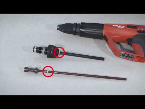 Hilti DX 460 Change from a Single to Insulation Fastener Guide - a Hilti how-to-video
