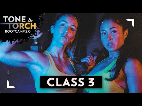 Фитнес Tone & Torch Bootcamp 2.0: Day 3 [FULL WORKOUT]