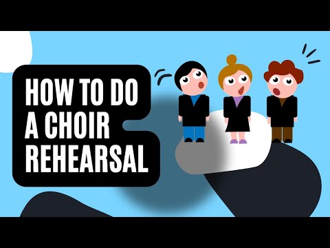 How to do a choir rehearsal like a boss | Choir rehearsal plan template | Efficient choir rehearsals