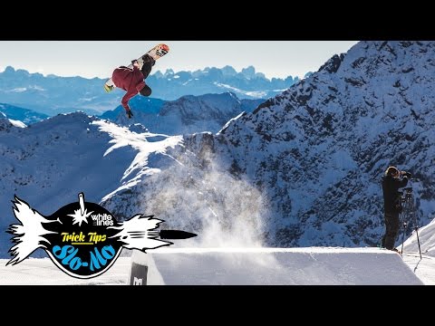 Slo Mo Trick Tips – How To Backside Corked 540 On A Snowboard