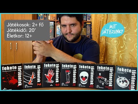 Fekete Történetek Játékbemutató - Mit Játsszunk?