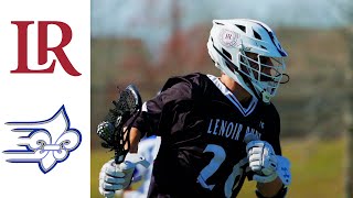 Lenoir Rhyne vs Limestone 2020 NCAA DII Lacrosse Highlights