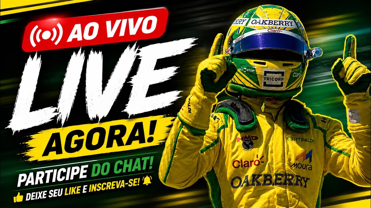 Bora conversar e acelerar! iRacing com Enzo Fittipaldi