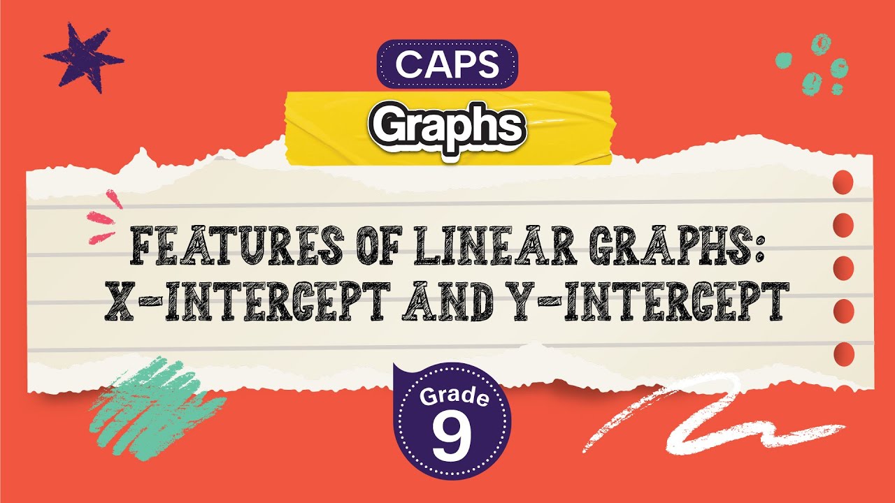 Features of Linear Graphs: x-intercept and y-intercept