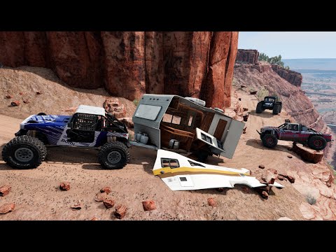 Campers Crash Down Dangerous Mountain
