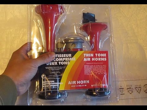 Installing a train air horn for cars