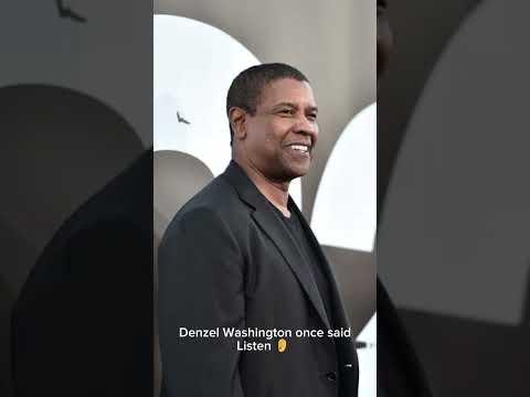 Denzel Washington: "If you are rejected, accept it"