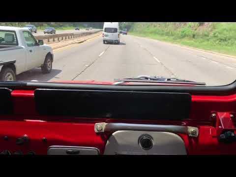 82 fj43 Highway drive