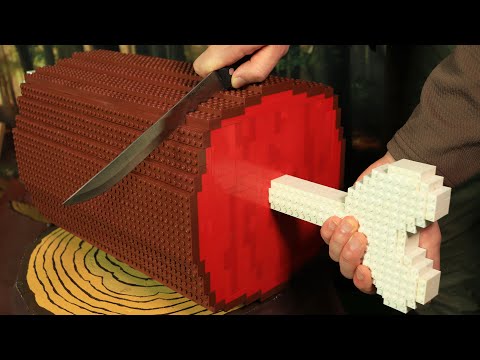 Huge Lego BBQ / Mukbang  /  Stop Motion Cooking ＆ ASMR