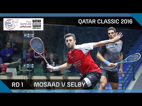 Squash: Mosaad v Selby - Qatar Classic 2016 Rd 1 Highlights