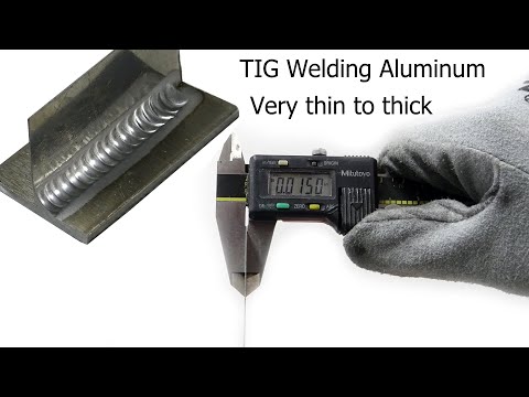 TIG Welding Aluminum - Really Thin 2024 to 5052