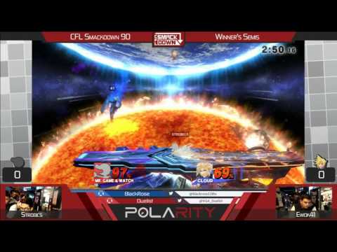 CFL Smackdown 90 WiiU - Strobics (GnW) vs Ewok41 (Cloud) - Winners Semis