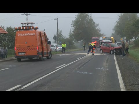 Hat sérültje volt a 37-esen történt reggeli közlekedési balesetnek