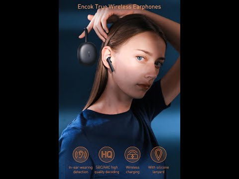 Baseus W05 Wireless Bluetooth Earphone Headphones Sport Earbuds Auto Connection Headset For iPhone