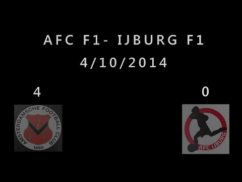 IJBURG F1 - AFC F1  4/10/2014