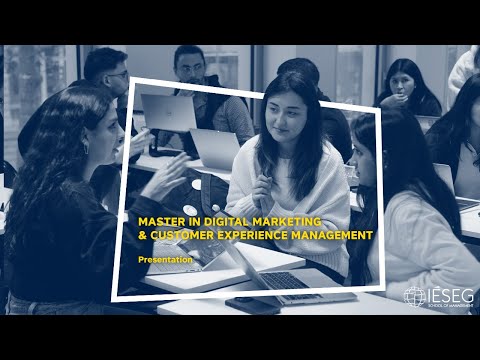Master in Digital Marketing & Customer Experience Management @ieseg