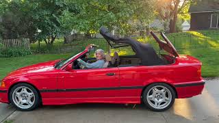 42k-Mile 1999 BMW M3 Convertible 5-Speed Top Up Function