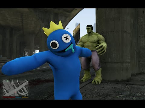 GTA 5 Hulk Vs Rainbow Friends vs ironman vs Ragdolls Compilation #5