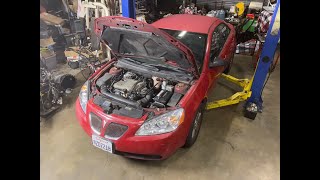 2007 PONTIAC G6 HEAD GASKET REMOVAL. VALVE SEAT DAMAGE DUE TO OVERHEATING.