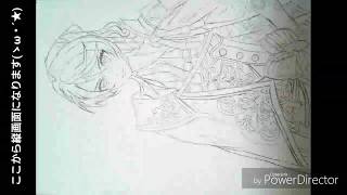 【戦刻ナイトブラッド】模写動画『森 蘭丸』