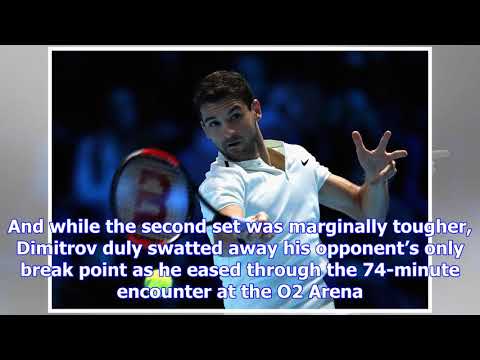 Grigor dimitrov destroys david goffin in london, seals top spot