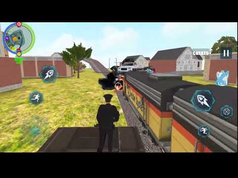 Police Chase : Stop the Train if you can in Open World