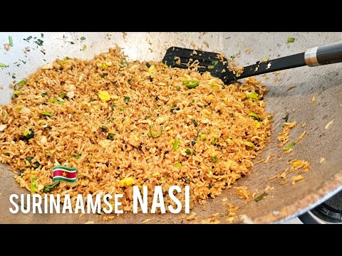 Surinaamse nasi maken nasi goreng recept|Surinamese fried rice recipe|